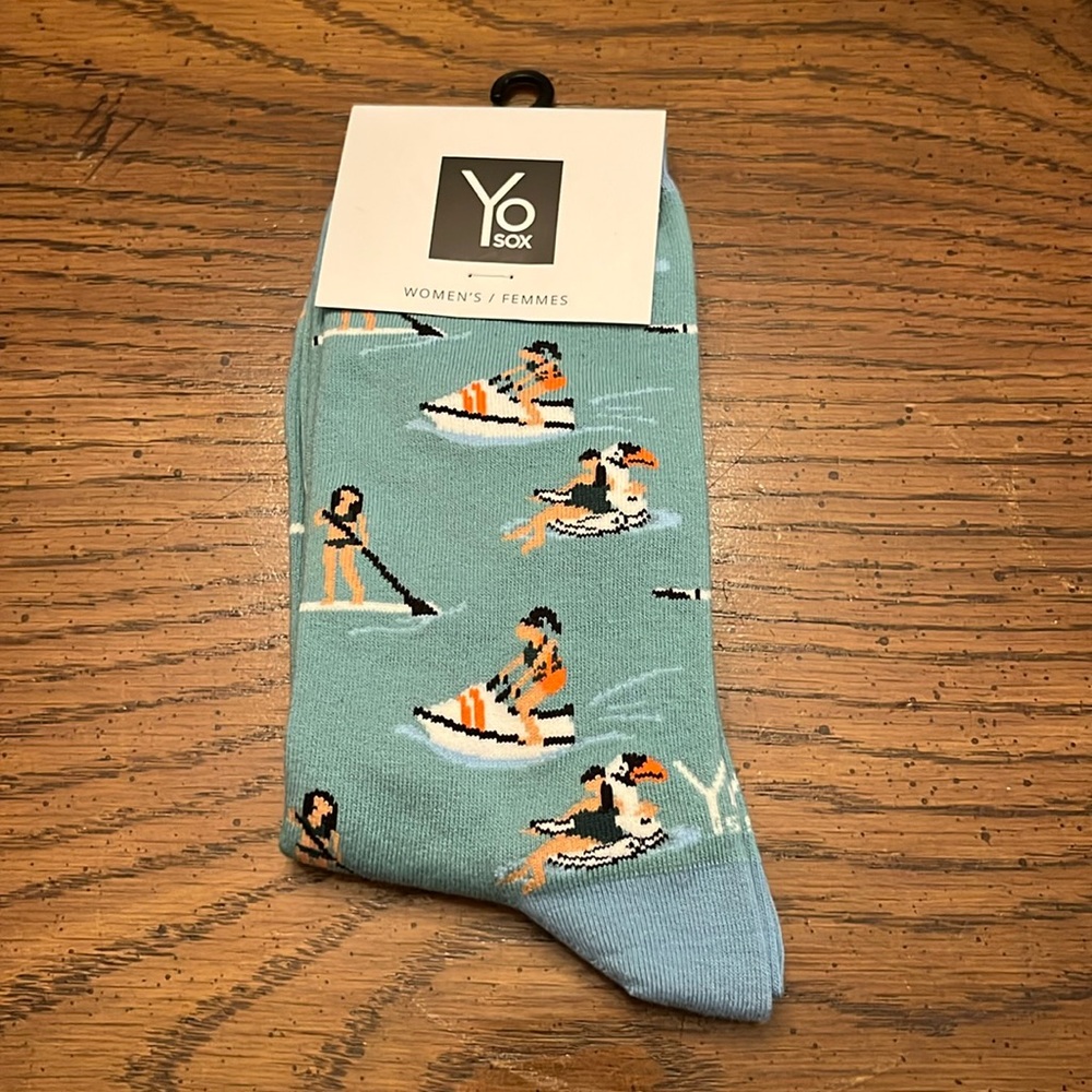 Yo crew socks, Summer‎ at the Lake, NWT